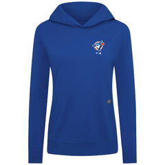 Toronto Blue Jays Levelwear Women's Cooperstown Collection Relay Core Logo Pullover Hoodie - Royal