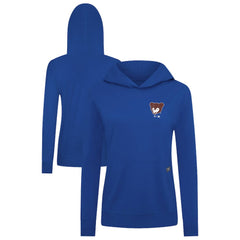 Chicago Cubs Levelwear Women's Cooperstown Collection Relay Core Logo Pullover Hoodie - Royal