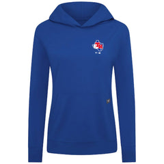 Texas Rangers Levelwear Women's Cooperstown Collection Relay Core Logo Pullover Hoodie - Royal