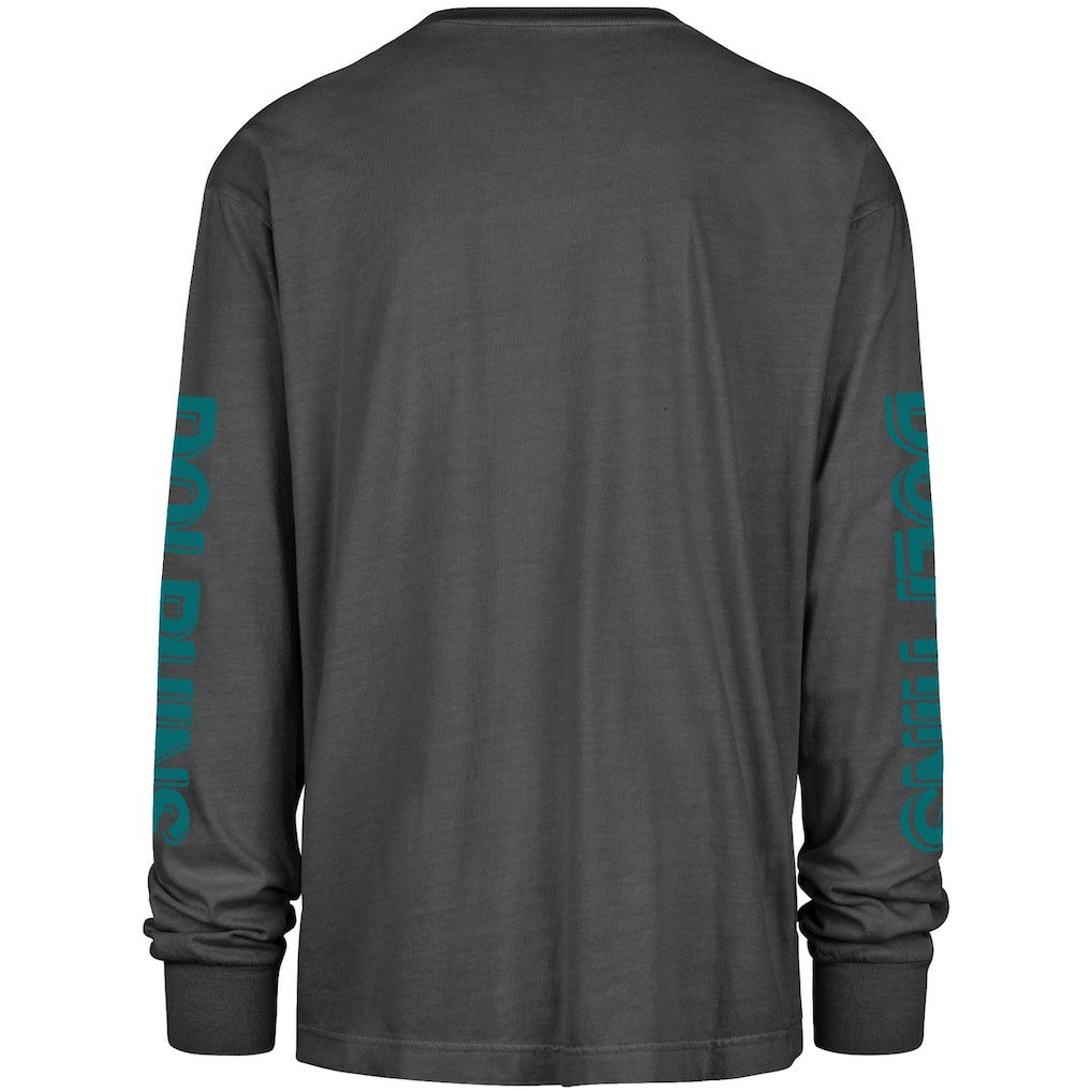 NFL Miami Dolphins '47 Cairn Ravine Foundation Throwback Long Sleeve T-Shirt
