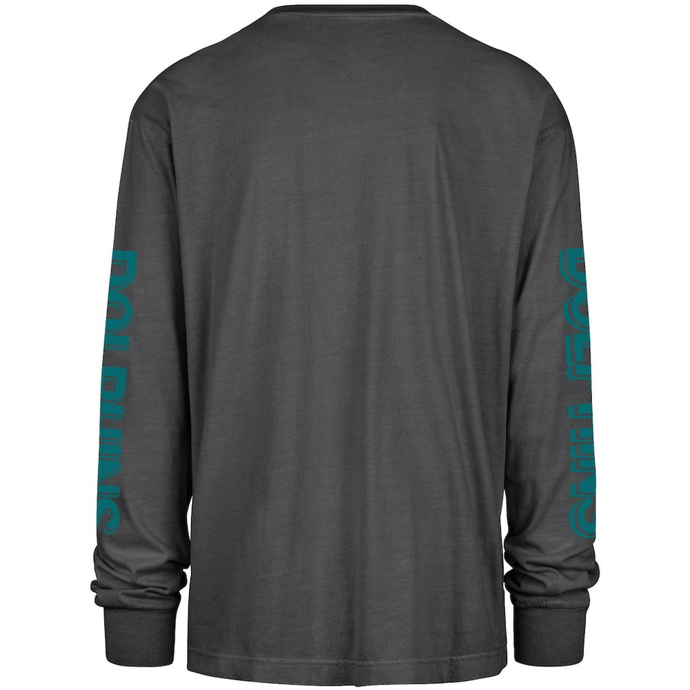 NFL Miami Dolphins '47 Cairn Ravine Foundation Throwback Long Sleeve T-Shirt
