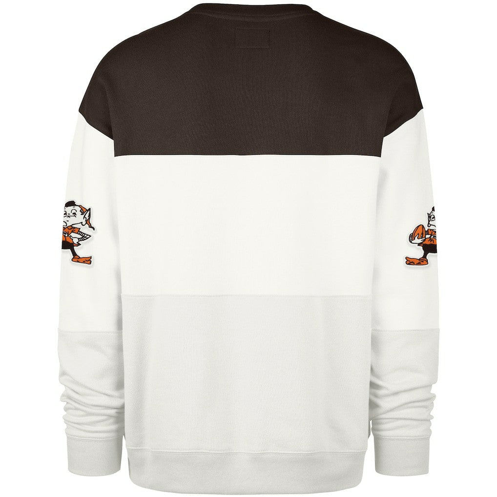 NFL Cleveland Browns '47 Throwback Breeze Maximalist Sweatshirt