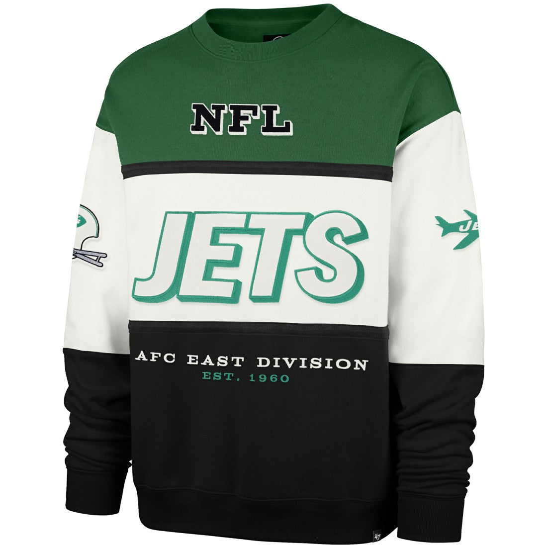 NFL New York Jets '47 Throwback Breeze Maximalist Sweatshirt