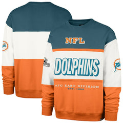 NFL Miami Dolphins '47 Throwback Breeze Maximalist Sweatshirt