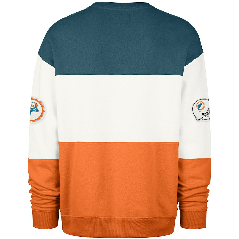 NFL Miami Dolphins '47 Throwback Breeze Maximalist Sweatshirt