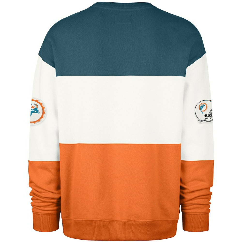 NFL Miami Dolphins '47 Throwback Breeze Maximalist Sweatshirt