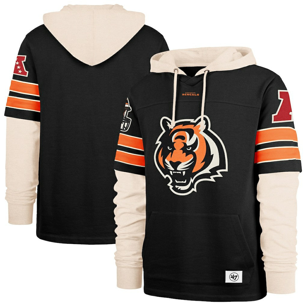 NFL Cincinnati Bengals '47 Split Zone Cornerback Duo Hoodie