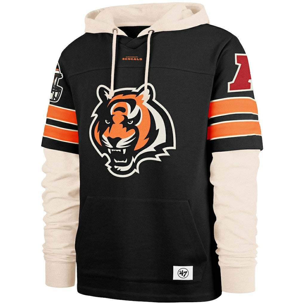 NFL Cincinnati Bengals '47 Split Zone Cornerback Duo Hoodie