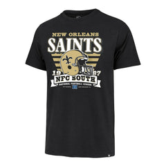 NFL New Orleans Saints '47 Stripe Splash Franklin Throwback T-Shirt