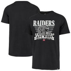 NFL Las Vegas Raiders '47 Stripe Splash Franklin Throwback T-Shirt