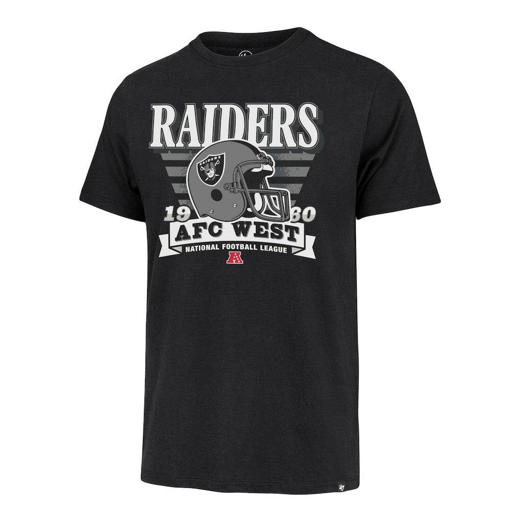 NFL Las Vegas Raiders '47 Stripe Splash Franklin Throwback T-Shirt