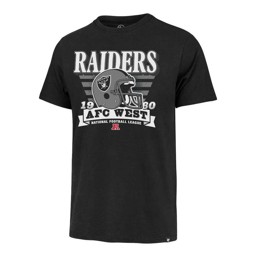 NFL Las Vegas Raiders '47 Stripe Splash Franklin Throwback T-Shirt