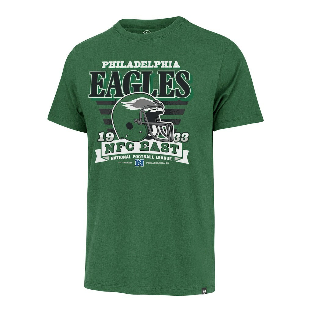 NFL Philadelphia Eagles '47 Stripe Splash Franklin Throwback T-Shirt