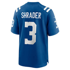 NFL Indianapolis Colts Spencer Shrader  Team Game Jersey
