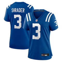 NFL Indianapolis Colts Spencer Shrader  Women's Team Game Jersey