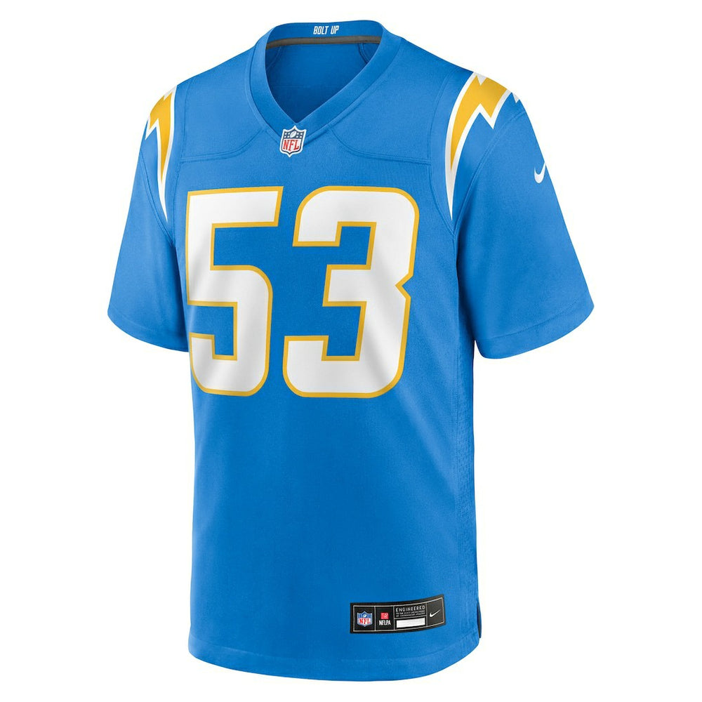 NFL Los Angeles Chargers Del'Shawn Phillips  Team Game Jersey