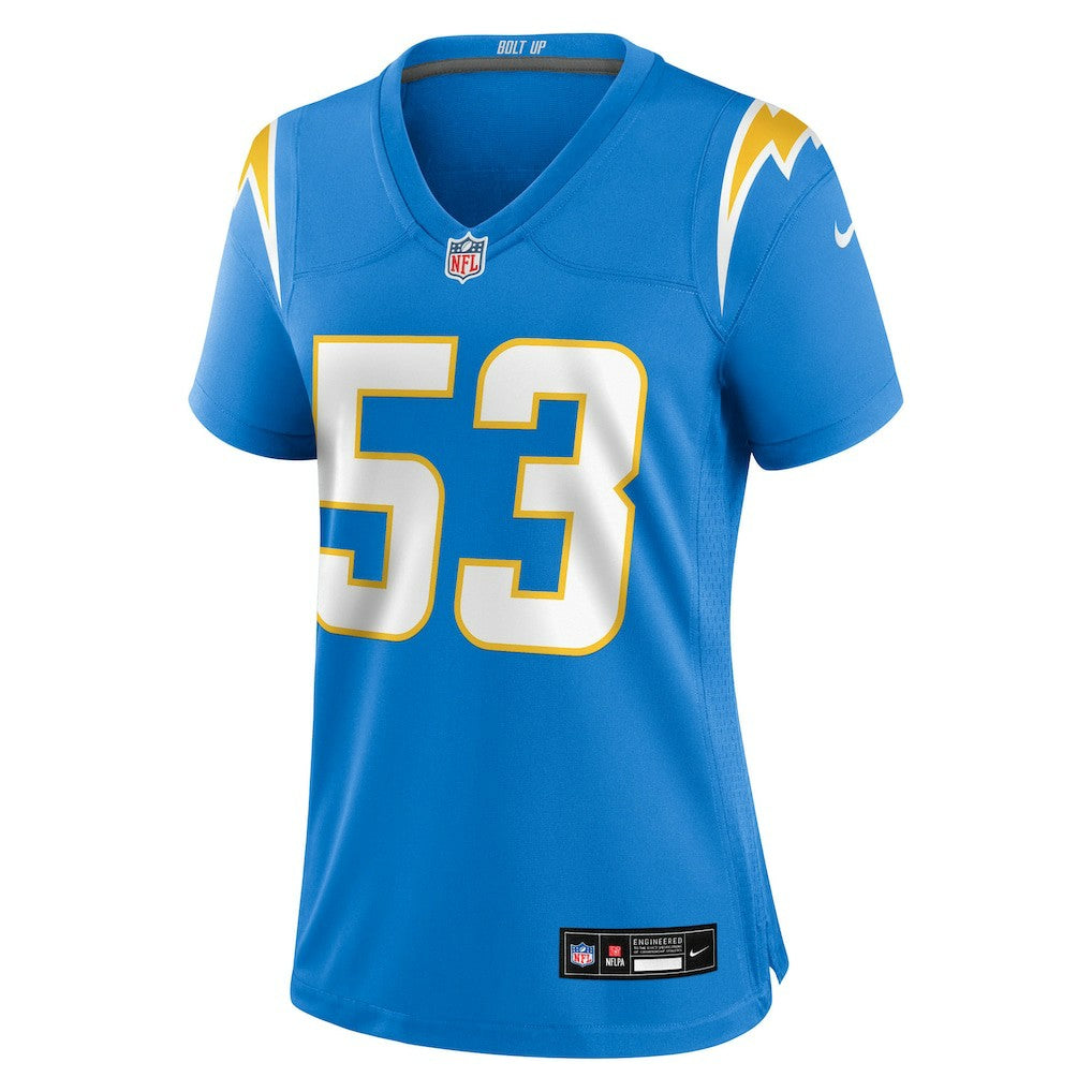 NFL Los Angeles Chargers Del'Shawn Phillips  Women's Team Game Jersey