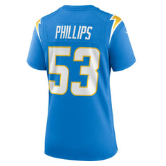 NFL Los Angeles Chargers Del'Shawn Phillips  Women's Team Game Jersey