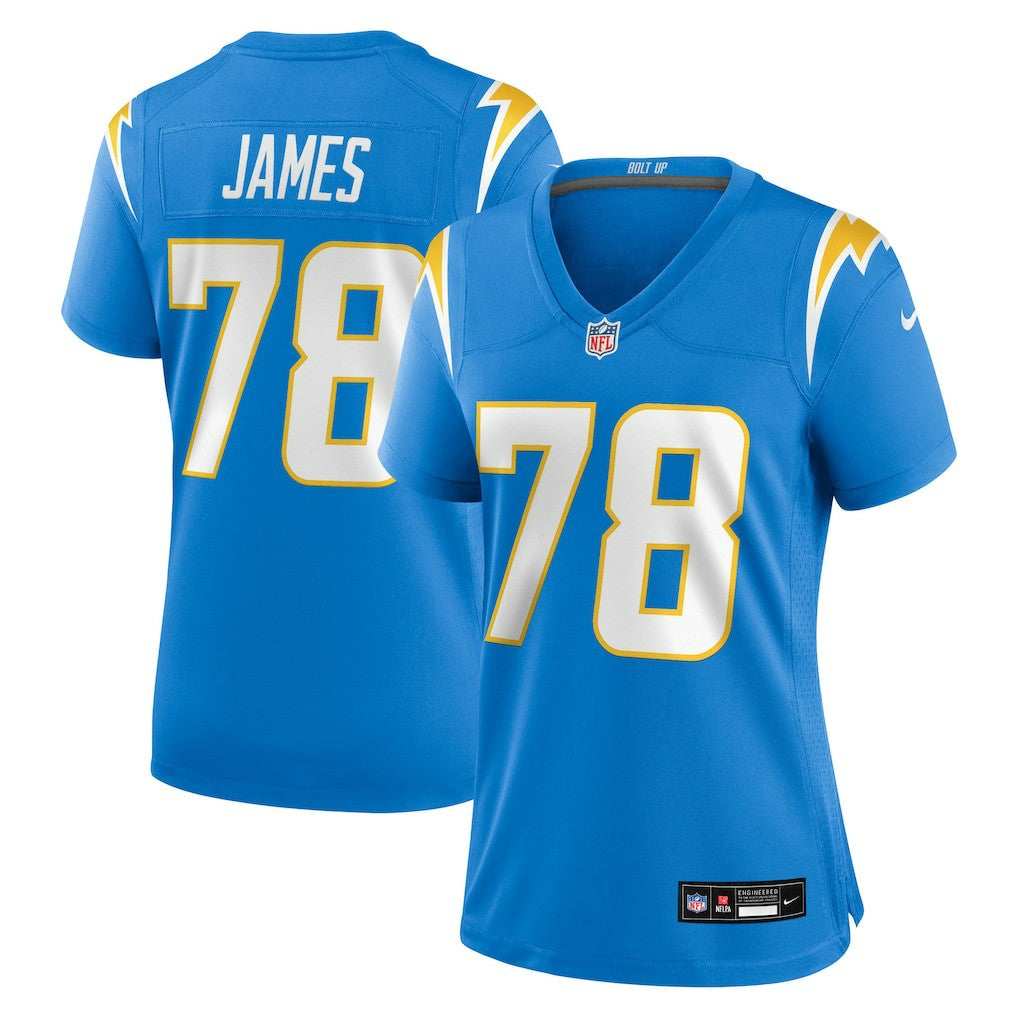 NFL Los Angeles Chargers Andre James  Women's Team Game Jersey