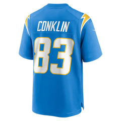 NFL Los Angeles Chargers Tyler Conklin  Team Game Jersey