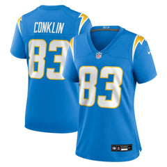 NFL Los Angeles Chargers Tyler Conklin  Women's Team Game Jersey