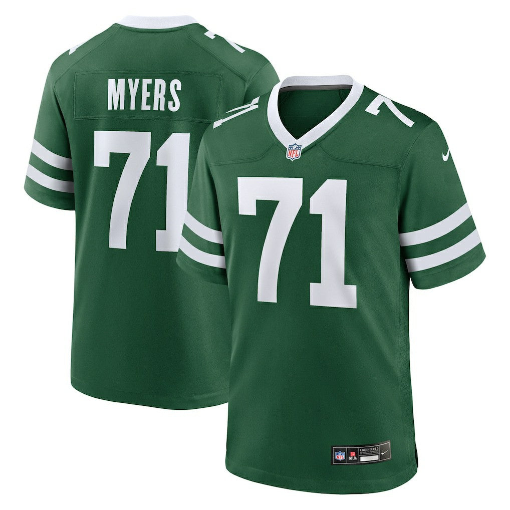 NFL New York Jets Josh Myers  Team Game Jersey