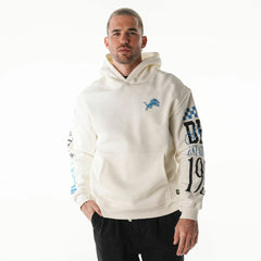 NFL Detroit Lions The Wild Collective Unisex Stacked Graphic Sleeve Fleece Hoodie