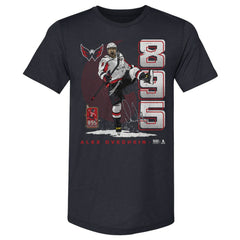 Alexander Ovechkin Washington Capitals 500 Level NHL All-Time Leading Goal Scorer Tri-Blend Vertical T-Shirt