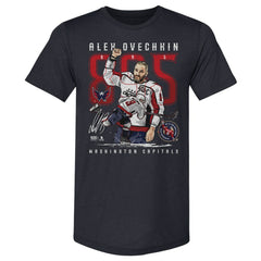 Alexander Ovechkin Washington Capitals 500 Level NHL All-Time Leading Goal Scorer Tri-Blend The Shot T-Shirt