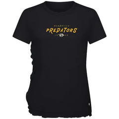 Nashville Predators Levelwear Women's Airflow Scratched T-Shirt