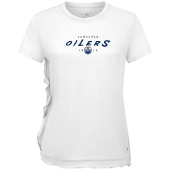 Edmonton Oilers Levelwear Women's Airflow Scratched T-Shirt