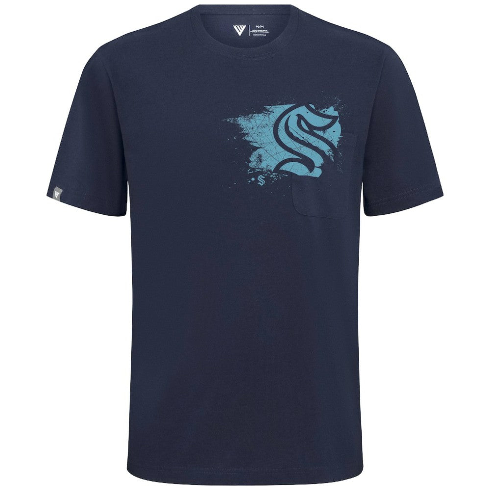 Seattle Kraken Levelwear Focal Blasted T-Shirt