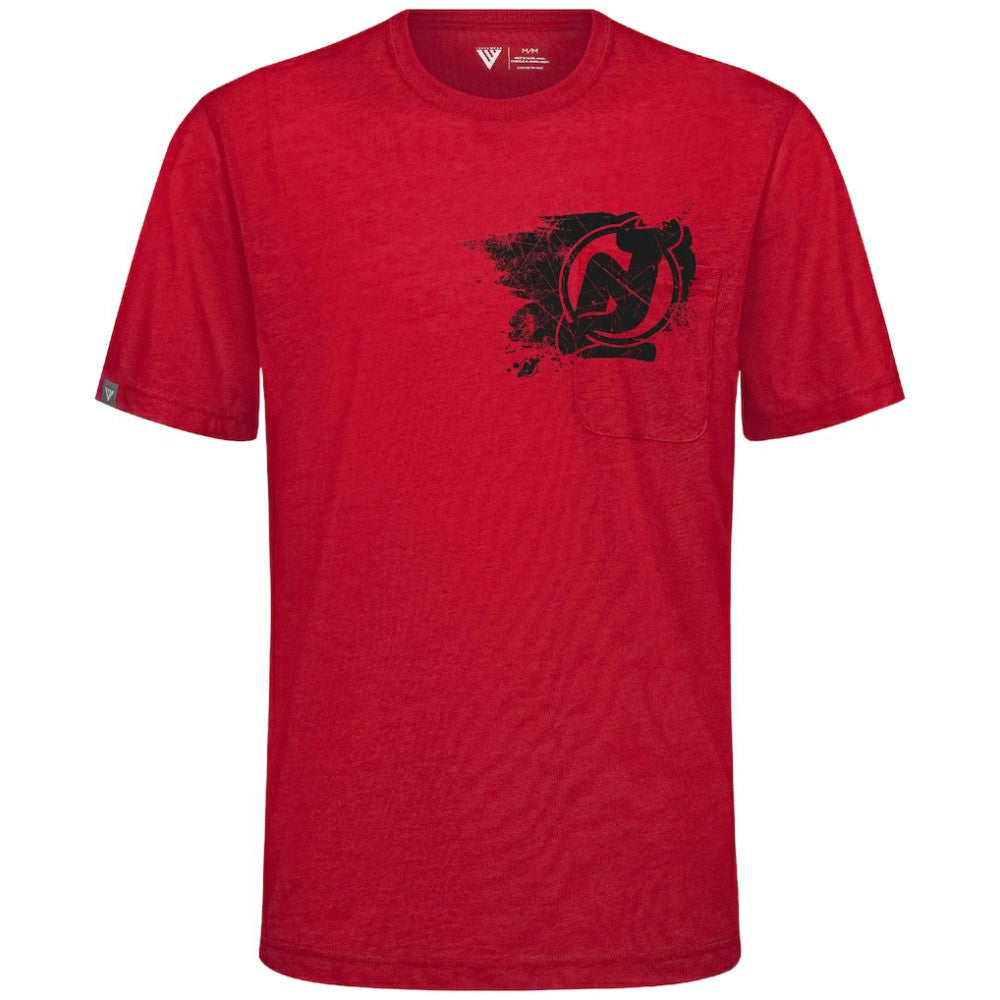 New Jersey Devils Levelwear Focal Blasted T-Shirt