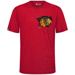 Chicago Blackhawks Levelwear Focal Blasted T-Shirt