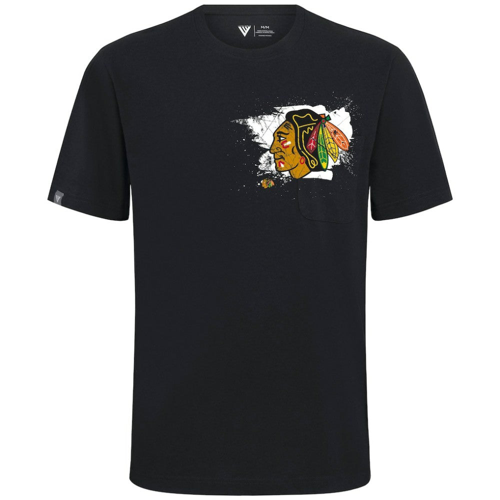 Chicago Blackhawks Levelwear Focal Blasted T-Shirt
