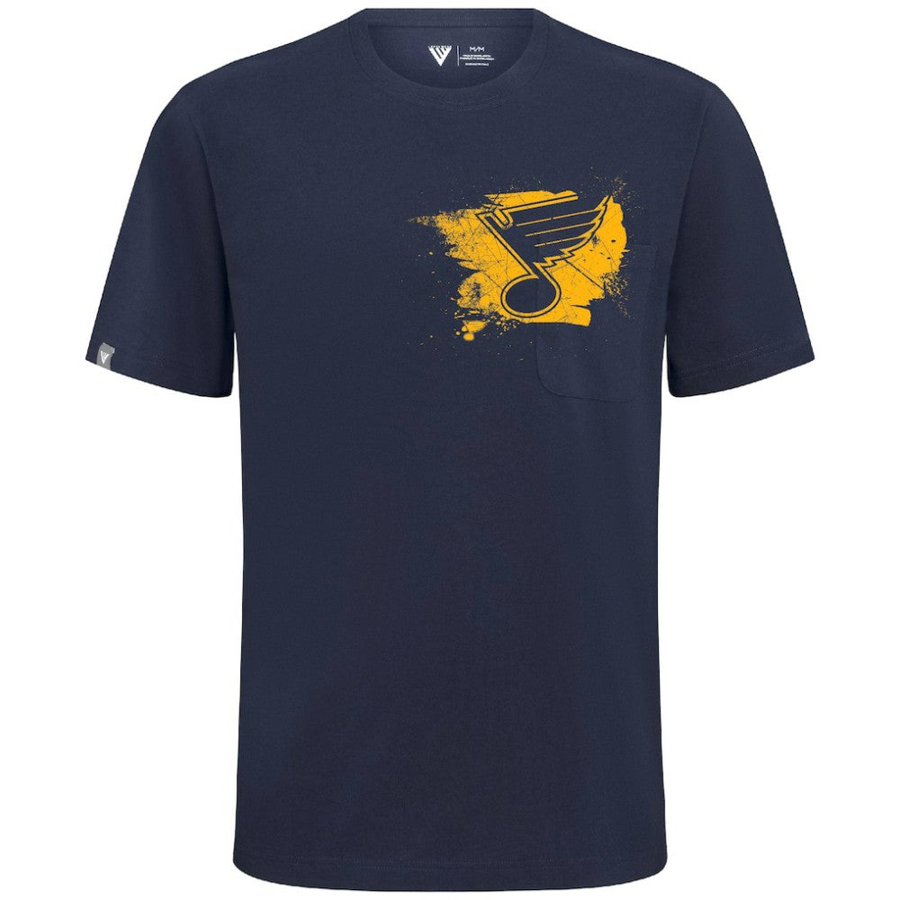 St. Louis Blues Levelwear Focal Blasted T-Shirt