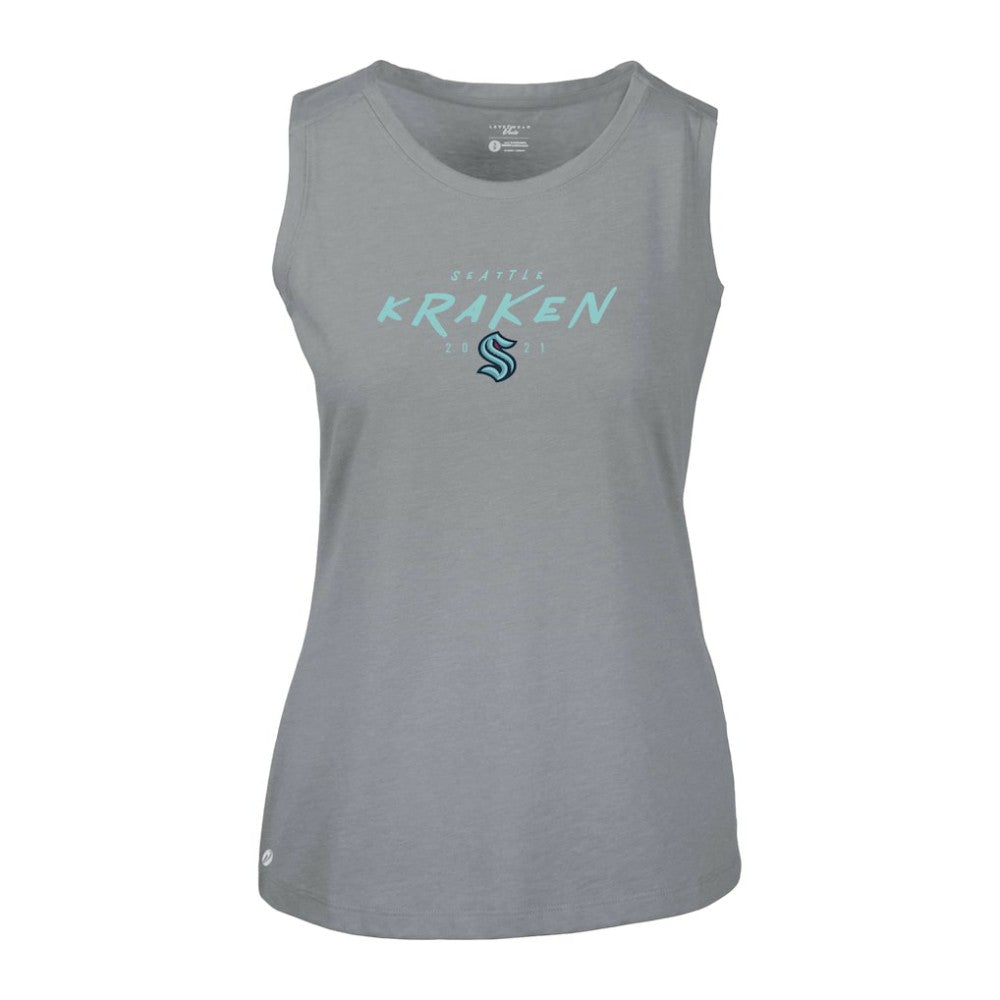 Seattle Kraken Levelwear Women's Macy Scratched Tank Top