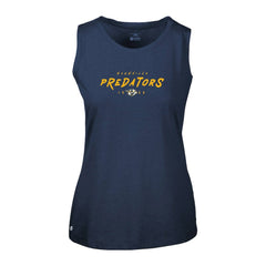 Nashville Predators Levelwear Women's Macy Scratched Tank Top
