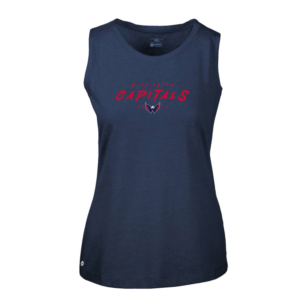 Washington Capitals Levelwear Women's Macy Scratched Tank Top