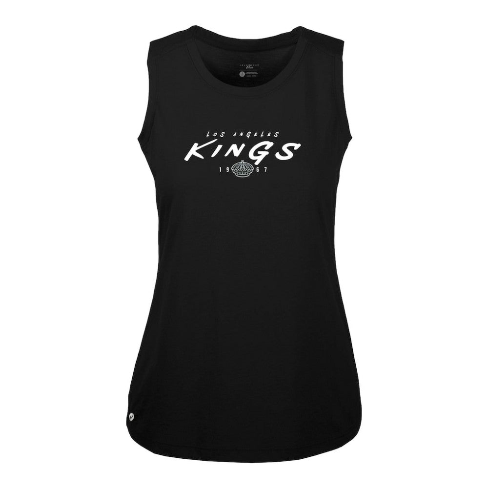 Los Angeles Kings Levelwear Women's Macy Scratched Tank Top