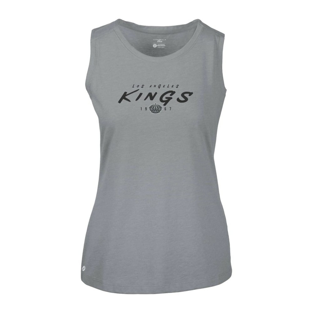 Los Angeles Kings Levelwear Women's Macy Scratched Tank Top