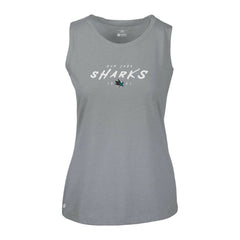 San Jose Sharks Levelwear Women's Macy Scratched Tank Top