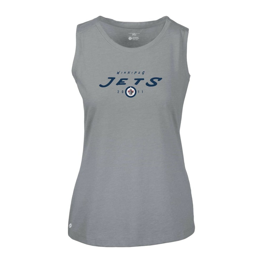 Winnipeg Jets Levelwear Women's Macy Scratched Tank Top