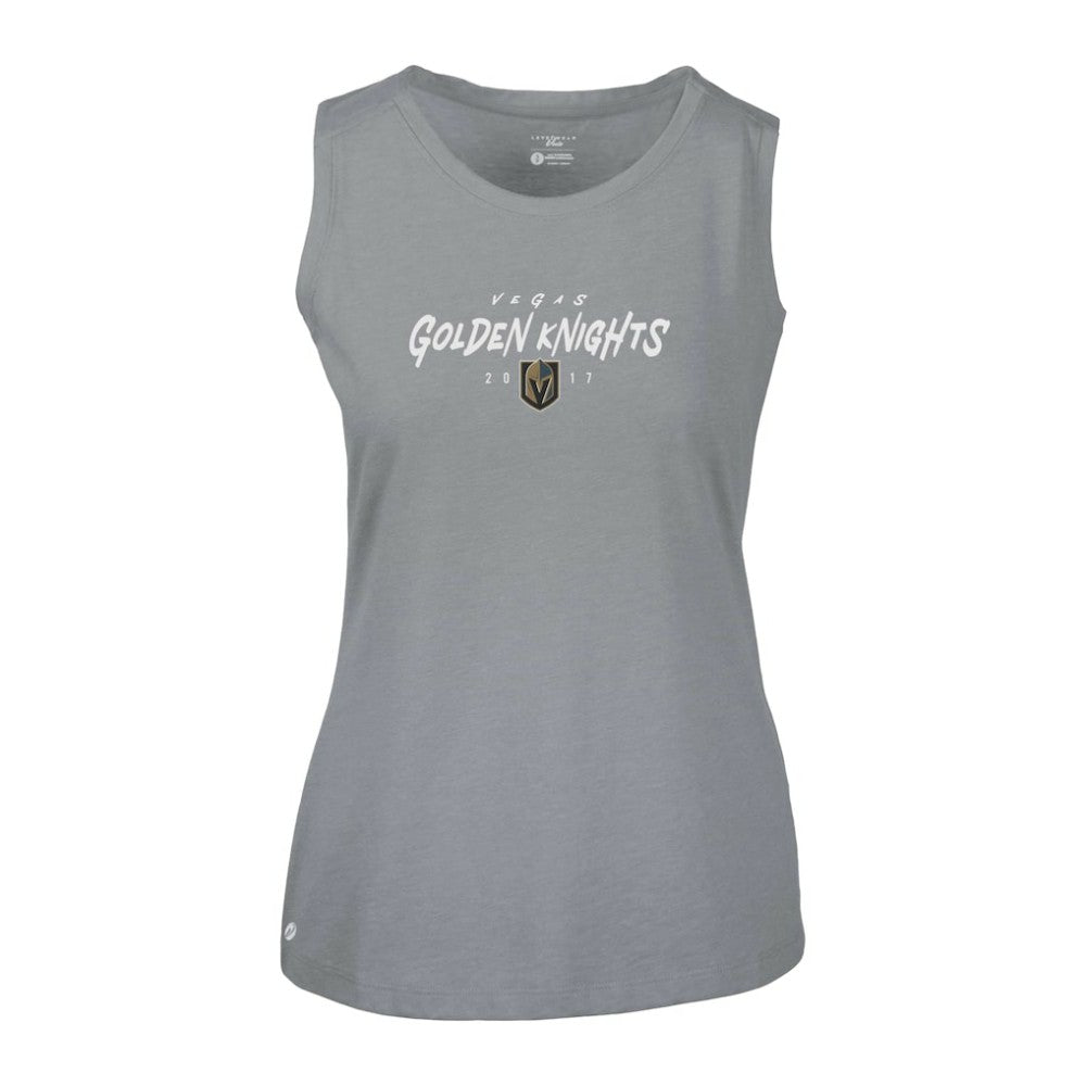 Vegas Golden Knights Levelwear Women's Macy Scratched Tank Top