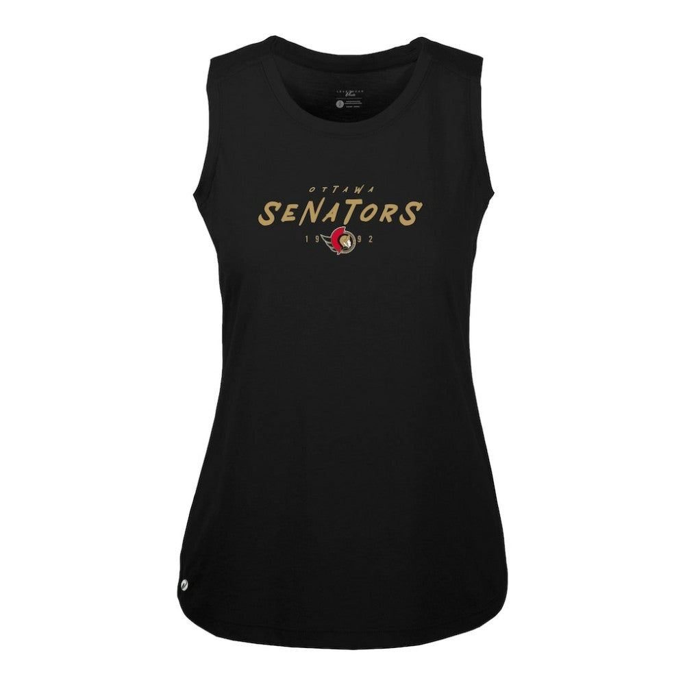 Ottawa Senators Levelwear Women's Macy Scratched Tank Top