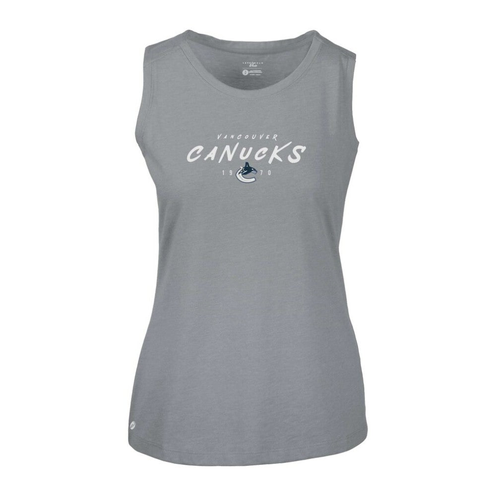 Vancouver Canucks Levelwear Women's Macy Scratched Tank Top