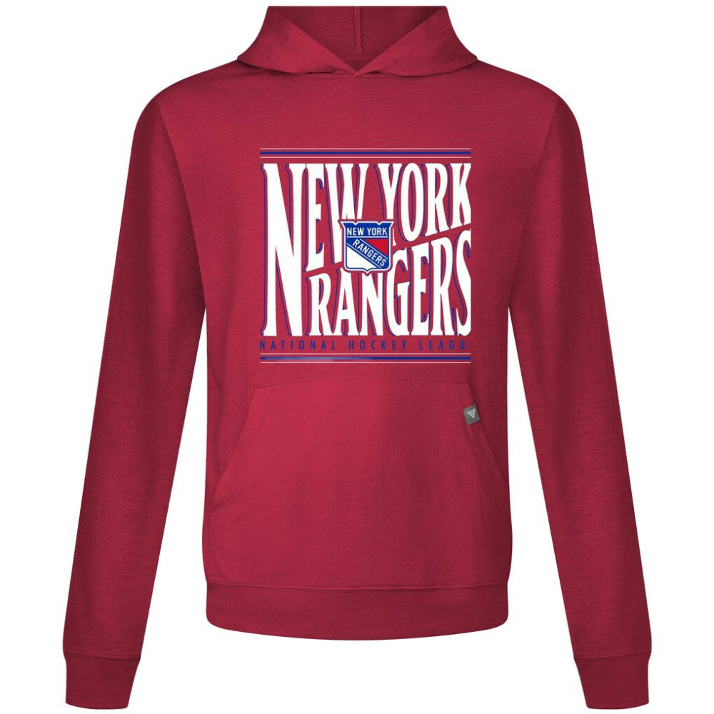 New York Rangers Levelwear Relay Powerhouse Pullover Hoodie
