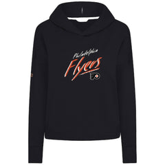 Philadelphia Flyers Levelwear Women's Sweet Sizzle Tri-Blend Cropped Pullover Hoodie