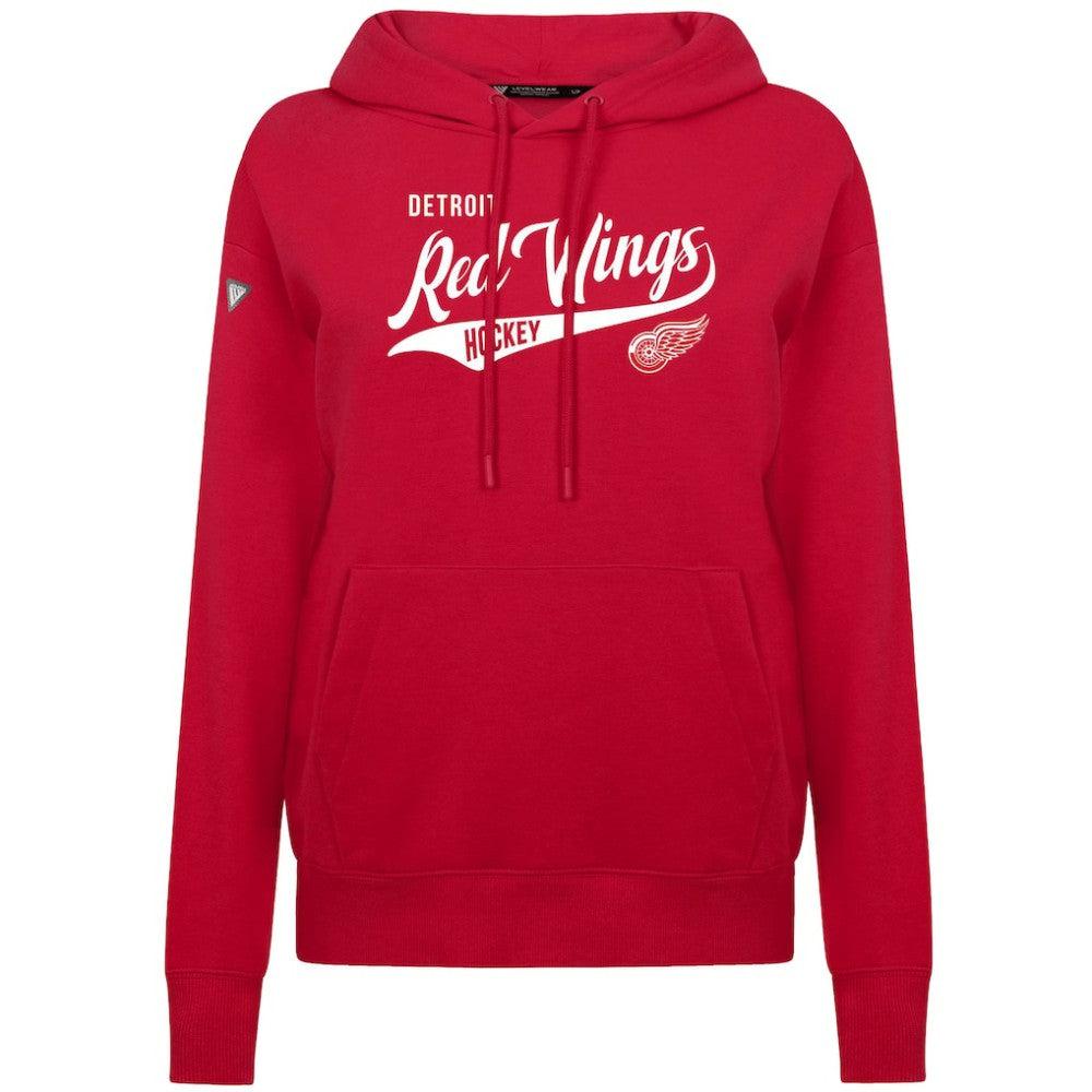 Detroit Red Wings Levelwear Women's Adorn Glide Pullover Hoodie
