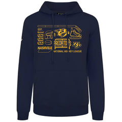 Nashville Predators Levelwear Podium Campaign Pullover Hoodie